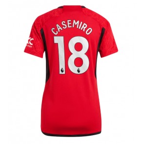 Manchester United Casemiro #18 Hemmatröja Dam 2023-24 Korta ärmar